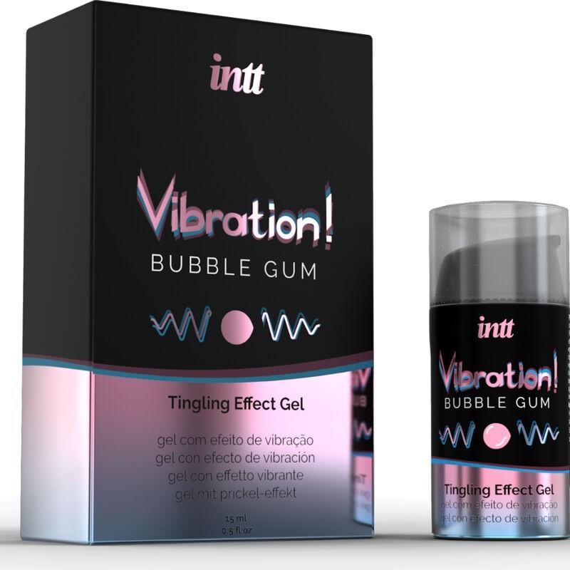 Gel vibrant stimulant Bubble Gum - Intt