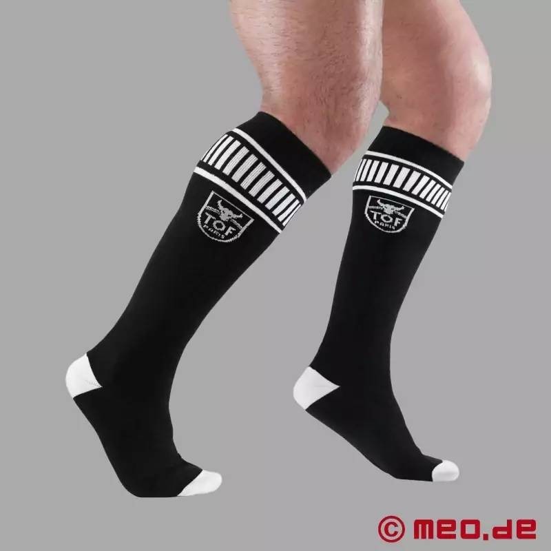 Chaussettes Footish noir/blanc