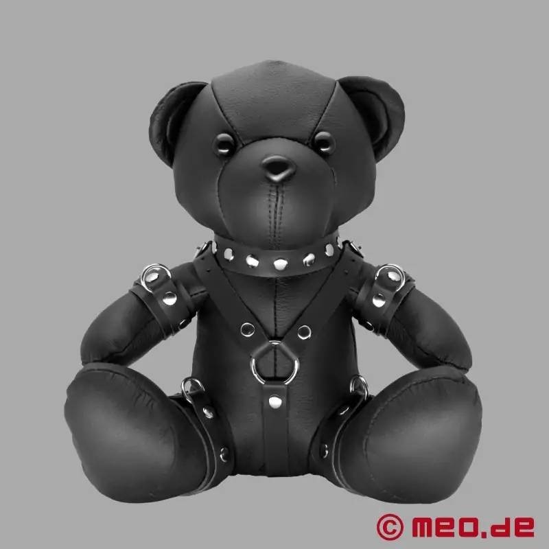 Black Bruno -Ours en peluche BDSM en cuir