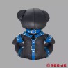 Blue Benny - Ours en peluche BDSM en cuir