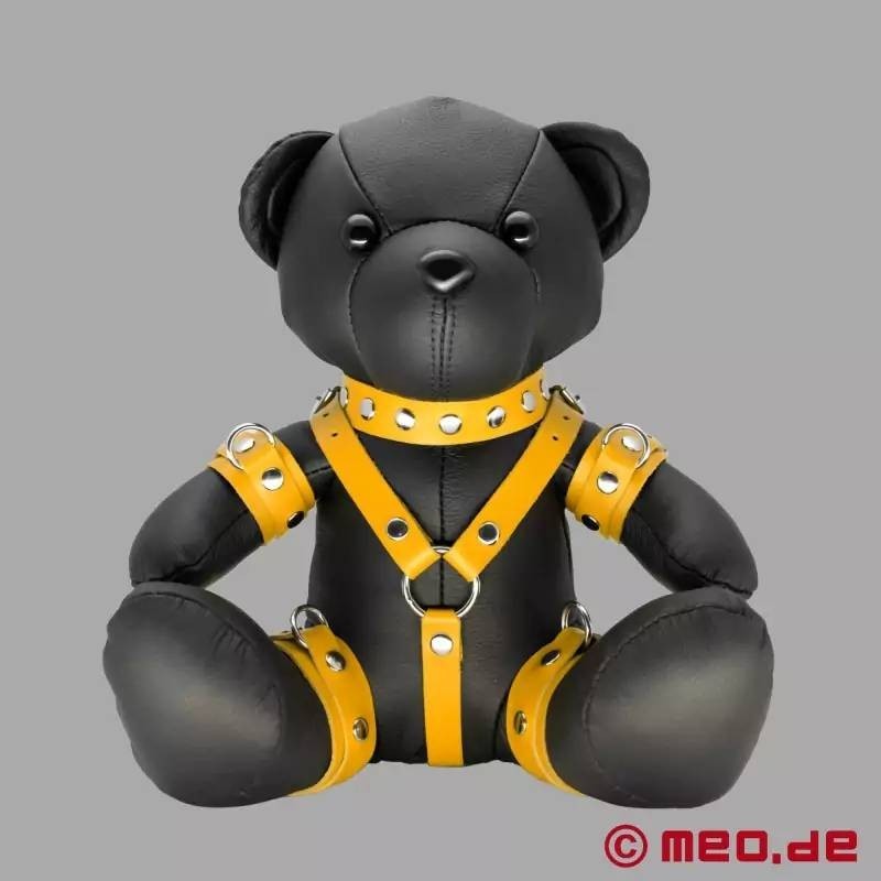 Yellow Yoyo - Ours en peluche BDSM en cuir