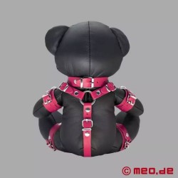 Pink Patty - Ours en peluche BDSM en cuir