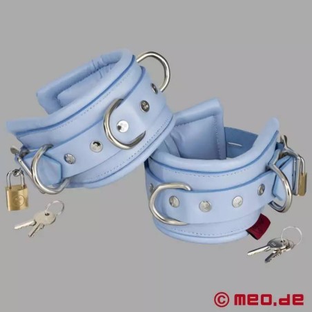 Menottes en cuir verrouillables de la collection Malibu de MEO