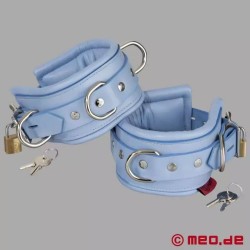 Menottes chevilles en cuir verrouillables de la collection Malibu