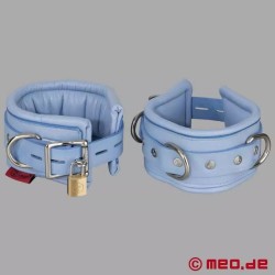 Menottes chevilles en cuir verrouillables de la collection Malibu