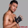 Gants demi-doigts Dominator™ de Dr. Sado™ en cuir nappa