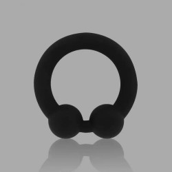 BullRing™ noir par Cazzomeo® - Le cockring ultime pour des érections d’acier