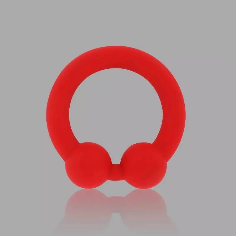 BullRing™ rouge par Cazzomeo® - Le cockring ultime pour des érections d’acier