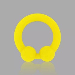 BullRing™ jaune par Cazzomeo® - Le cockring ultime pour des érections d’acier