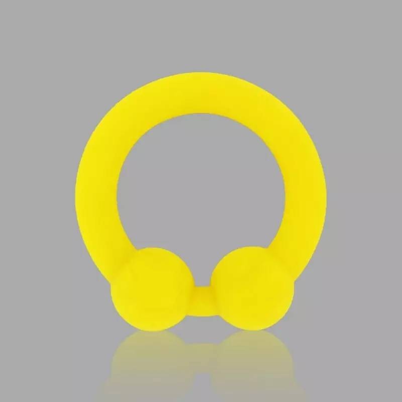 BullRing™ jaune par Cazzomeo® - Le cockring ultime pour des érections d’acier