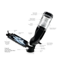 EXTREME TOYZ - PDX MEGA BATOR USB MASTURBATEUR MLE BOUCHE ROUGE