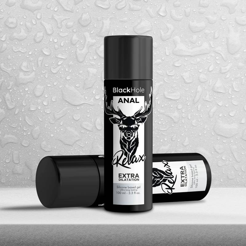 Gel silicone dilatation anale Black Hole 100ml