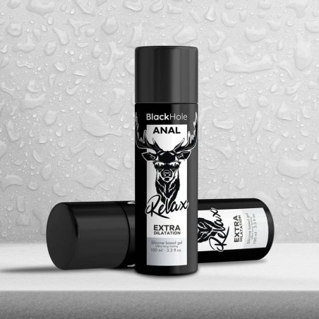 Gel silicone dilatation anale Black Hole 100ml