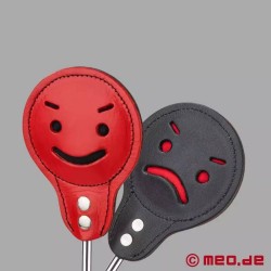 Paddle Naughty or Nice en cuir et aluminium