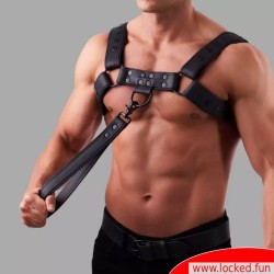 Laisse courte en cuir - BDSM