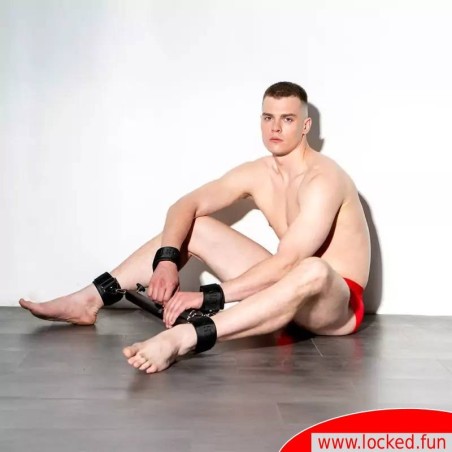 Menottes de cheville – Haftanstalt™ x MEO® – Néoprène Softskin