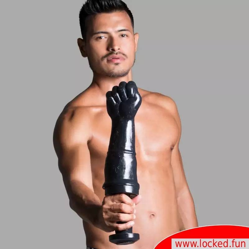 MEO® - Gode poing extrême avec poignée - 26 cm