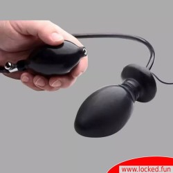 Plug anal gonflable à vibrations