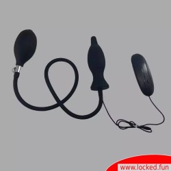 Plug anal gonflable à vibrations