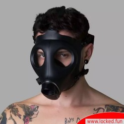 MEO-XTRM - RubberFetishMask - Masque à gaz BDSM
