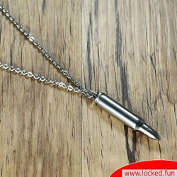 Chaîne de cou cartouche avec un compartiment secret