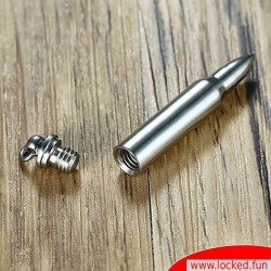 Chaîne de cou cartouche avec un compartiment secret