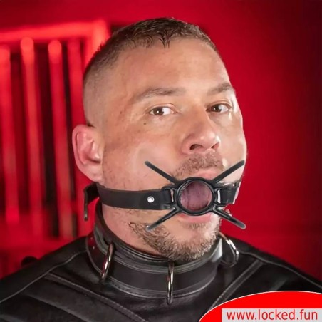 Bâillon Spider Gag avec revêtement en vinyle