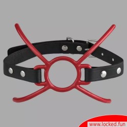 Bâillon Spider Gag avec revêtement en vinyle