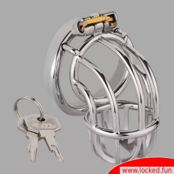 Ceinture de chasteté en acier inox - NoPacha FortressLock