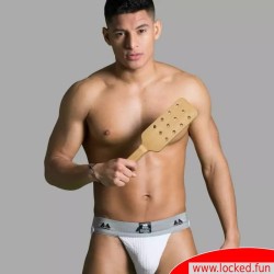 Pagaie classique en bois pour le Spanking