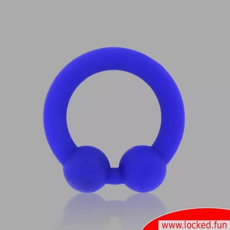BullRing™ bleu par Cazzomeo® - Le cockring ultime pour des érections d’acier