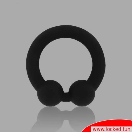 BullRing™ noir par Cazzomeo® - Le cockring ultime pour des érections d’acier