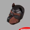Masque noir marron Bad Puppy en néoprène Masque noir marron Bad Puppy en néoprène