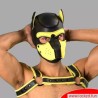 Masque noir jaune Bad Puppy en néoprène