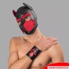Masque noir rouge Bad mas en néoprène
