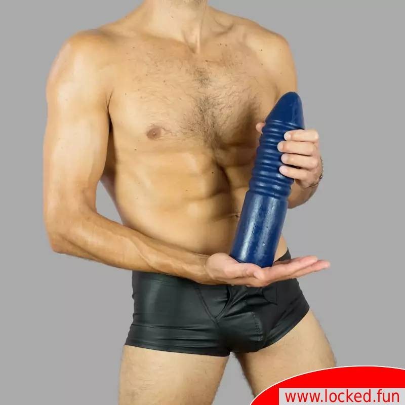 Crackstuffers Missile - gode rainuré pour la dilatation anale