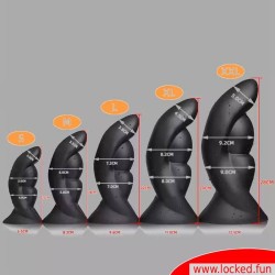 Plug anal Alien XL noir