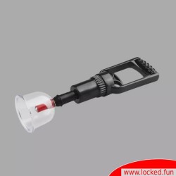 Kit de ventouses BDSM – Kit de 6 ventouses à vide pour tétons, pénis et anus