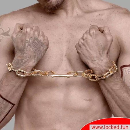 Menottes à chaîne - Or