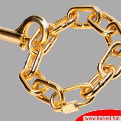 Menottes à chaîne - Or