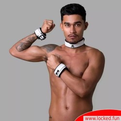 Menottes verrouillables en cuir –  Venezia