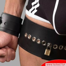 Entraves de cuisses avec menottes