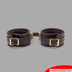 Entrave de chevilles en cuir -  De Luxe