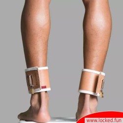 Menottes chevilles de Dr. Sado en cuir - HOSPITAL STYLE