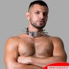Collier d'esclave en acier avec pointes