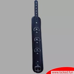 Collier de cuir BDSM Amsterdam noir