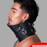 Collier postural BDSM en cuir – noir