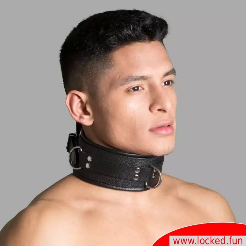 Collier BDSM en cuir à piquants Collier BDSM en cuir à piquants