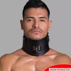 Bondage Posture Collar – Minerve en cuir