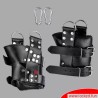 Menottes chevilles de MEO® - Suspension Bondage - Menottes chevilles rembourrées en cuir